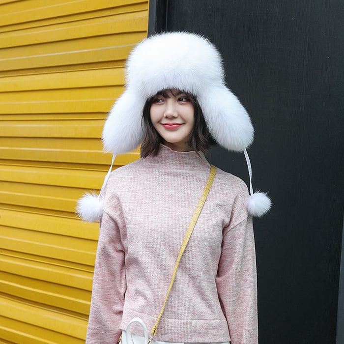 Winter Bomber Hat With Premium Fur
