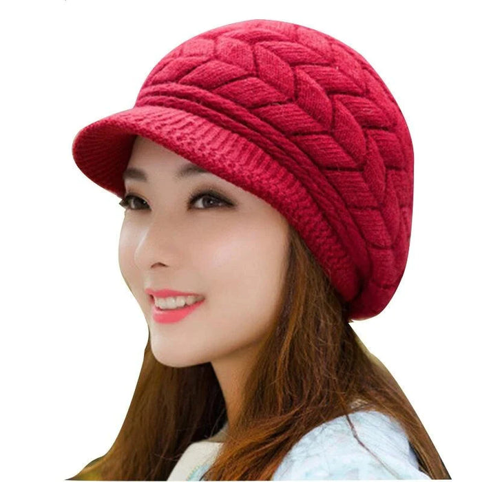 Soft Fur Cozy Knitted Beanie